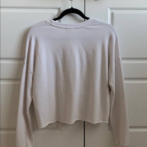 (NWOT) GARAGE Drop Shoulder Cropped Long Sleeve - Picture 5 of 5